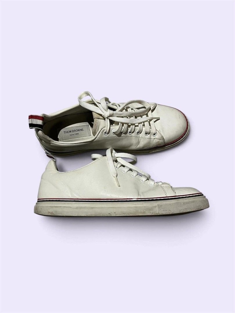 Thom browne vitello calf tennis shoes (Category: Sneakers & Footwear) located in Dumangas. Submitted by stupiddope.ph (Listing ID 1459638913, Image 2). Description: Thom browne vitello calf tennis shoes excellent condition need wash only.