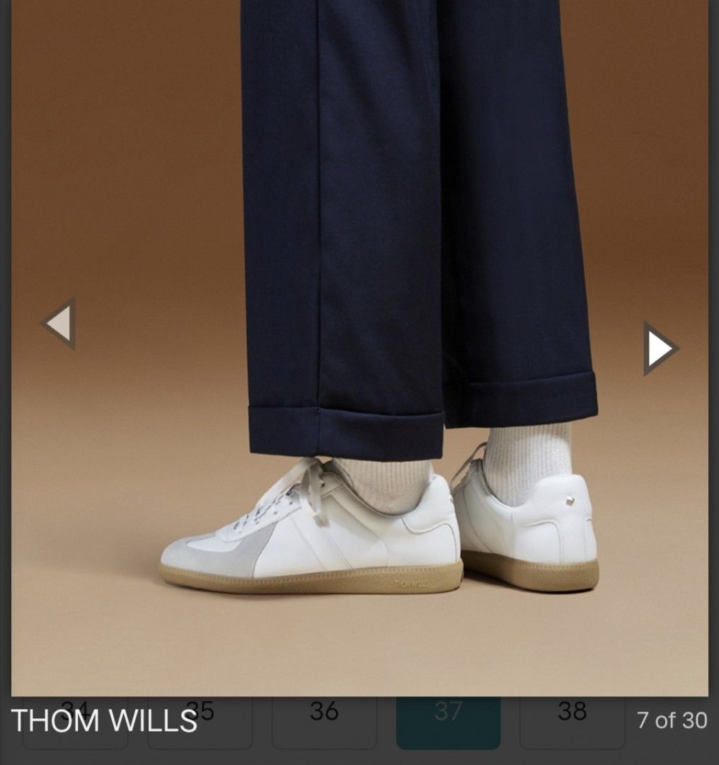 THOM WILLS (Category: Sneakers) located in Manila. Submitted by myno23lenel (Listing ID 1459588221, Image 2). Description: for sale THOM WILLS GAT sneaker size 8 US on tags fits 9-9.5US 100% authentic came from Australia no box, in good condition , comfy sneaker only signs of usage, only tiny scratch on the right pair see pics for reference for only 4k nego for sure buyer $220 srp Location Fairview.