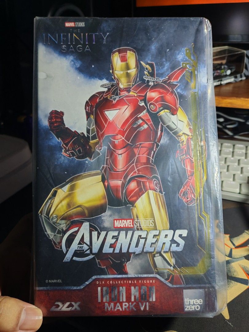 THREEZERO DLX Iron Man Mark 6 Action Figure (Category: Figurines & Statues) located in Quezon City. Submitted by cj_santos (Listing ID 1459681232, Image 1). Description: THREEZERO DLX Iron Man Mark 6 Figure The Infinity Saga Marvel Studios 5100+sf Mint in box item will be shipped in another box for extra safety RFS: Need funds for thesis Payment: Gcash Location: Quezon City.