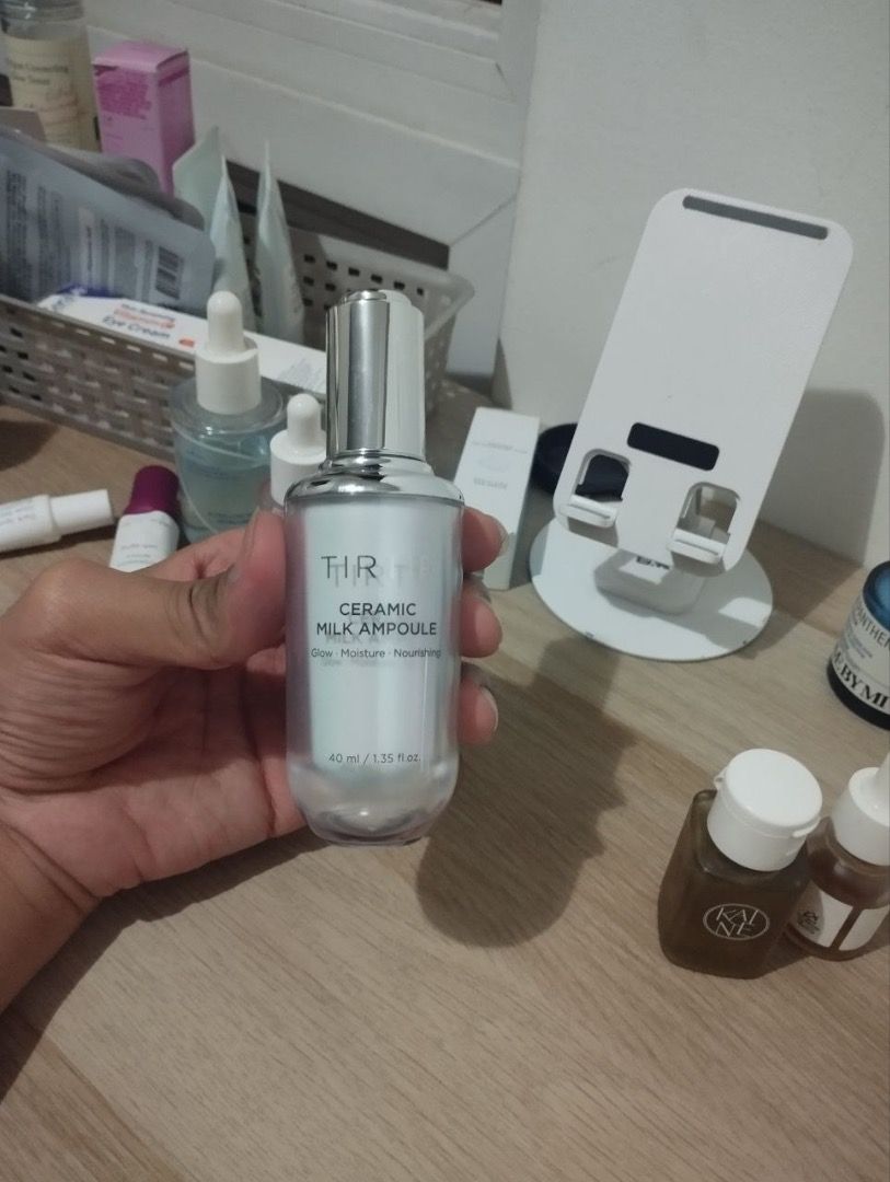 TIRTIR Ceramic Milk Ampoule 40ml (Category: Face Care) located in Caloocan City. Submitted by bosley. (Listing ID 1459668157, Image 2). Description: - TIRTIR Ceramic Milk Ampoule - Size: 40 ml / 1.35 fl.oz - Benefits: Glow, Moisture, Nourishing - Achieve healthy, glowing skin - Deeply hydrates and nourishes - Ideal for your daily skincare routine - Comes in original packaging.