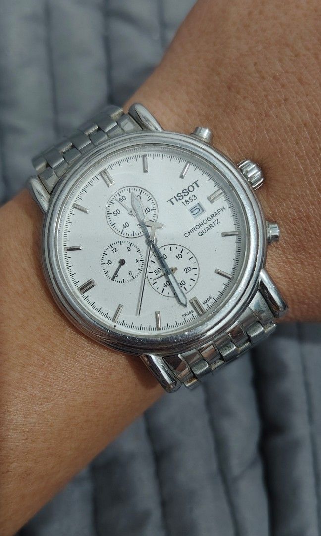 Tissot T-Classic Carson (Category: Men's Watches) located in Cebu City. Submitted by aceoftime (Listing ID 1459660086, Image 2). Description: In excellent condition Swiss Made Ref:T068427A Powered by Swiss ETA G10.212 AB Powerdrive movement Sapphire Crystal All in stainless steel Warch only Our Guarantee: 💯 Authentic All watches are checked by our experienced technician to ensure good functionality Please manage your expectations since these are