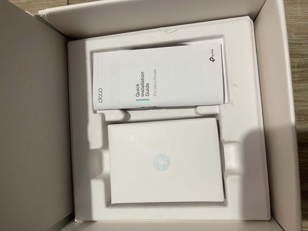 TP-Link Deco Router Mesh Wi-Fi System (Category: Networking) located in Malaybalay. Submitted by schylrlvrs (Listing ID 1459573193, Image 1). Description: - TP-Link Deco Mesh Wi-Fi System - One Deco unit included - Power adapter and Ethernet cable provided - Quick installation guide for easy setup - Simple setup via the TP-Link Deco app - Achieve fast and stable Wi-Fi coverage everywhere in your home - Ideal for improving your home network For Sa