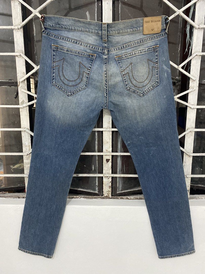 True Religion Jeans (Category: Jeans) located in San Jose del Monte. Submitted by herbsman05 (Listing ID 1459624643, Image 3). Description: Bnew True Religion Jeans True Religion Rocco Relaxed Skinny Jeans Size 40 waist / 32 length Bought in Canada No hang tags but never used Freebie: True Religion T-shirt Used but in good condition Size XXL Pm for offers and other pics Location: San Jose del Monte Bulacan Open for shipping or Lalamove At buyers 