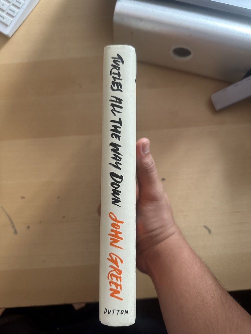Turtles All The Way Down by John Green (Category: Storybooks) located in Manila. Submitted by gentletiger_7ad919 (Listing ID 1459550645, Image 2). Description: - Hardbound - No tanning and no foxing.