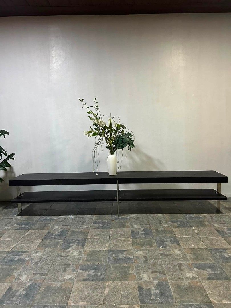 Tv Rack (Category: TV Consoles) located in Meycauayan. Submitted by marygracecasimiro (Listing ID 1459523437, Image 1). Description: Imported Long Led Tv Rack from Korea P10,800 lang suki 95x16x18in Stainless base Heavy Duty No issue Minor scratch From Korea♥️ #Ledtvrack #SURPLUS #angelescity #Pampanga #highlightseveryone.