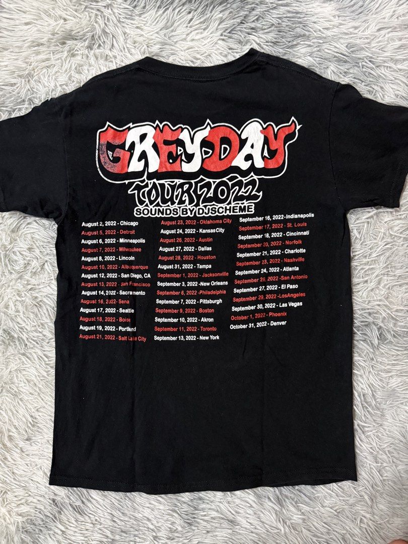 $uicide Boys Greyday Tour (Category: Tshirts & Polo Shirts ) located in Cavite. Submitted by timsiojo (Listing ID 1459499309, Image 3). Description: Dimension L25.5W18 Goodcondition Issue paint stains cracks Cavite loc .