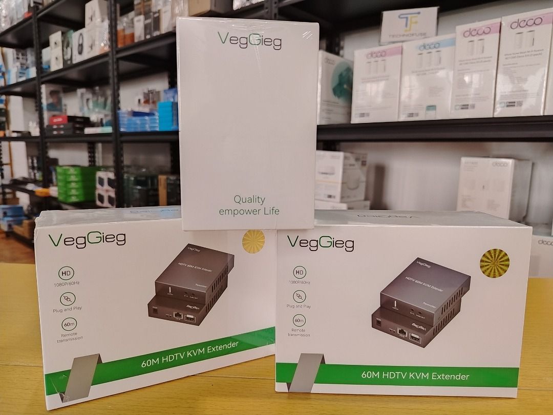 Veggieg V-HD010 60m HDTV KVM Extender (Category: Office & Business Technology) located in Pasig City. Submitted by technofuseofficial (Listing ID 1459575976, Image 3). Description: Veggieg V-HD010 60m HDTV KVM Extender Brand New and Original Items Store Location: 3Rd Floor Unit 303, 604 Shaw Boulevard, Barangay Kapitolyo, Pasig City Same Day Delivery: - Lalamove delivery within Metro Manila - For walk-ins: Always PM first for item availability - 