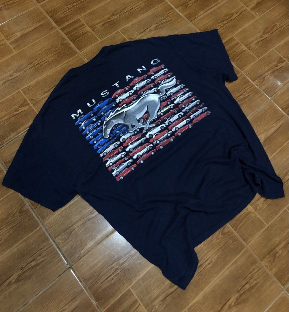 Vintage Mustang tee (Category: Formal Shirts) located in Manila. Submitted by ig.quio.vl (Listing ID 1459587830, Image 1). Description: W 24.5 L 29.5 No issue .