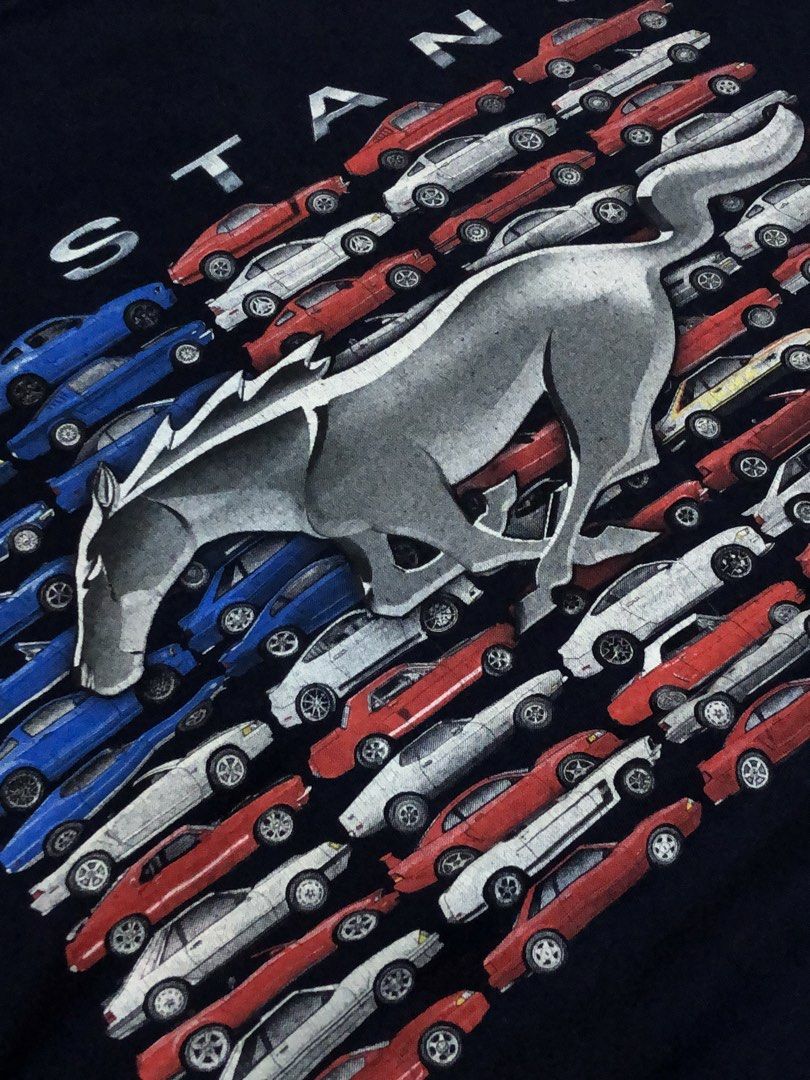Vintage Mustang tee (Category: Formal Shirts) located in Manila. Submitted by ig.quio.vl (Listing ID 1459587830, Image 3). Description: W 24.5 L 29.5 No issue .