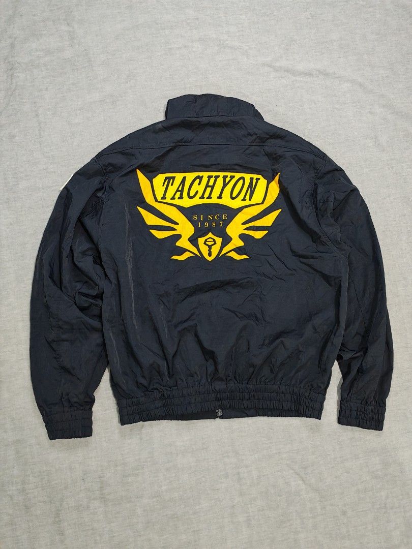 vintage yamaha racing nylon jacket (Category: Coats, Jackets and Outerwear) located in Baguio. Submitted by used_clothing2600 (Listing ID 1459615205, Image 2). Description: vintage yamaha racing nylon jacket made in japan good condition signs of usage size large pit to pit 23 length 25.5 1500.