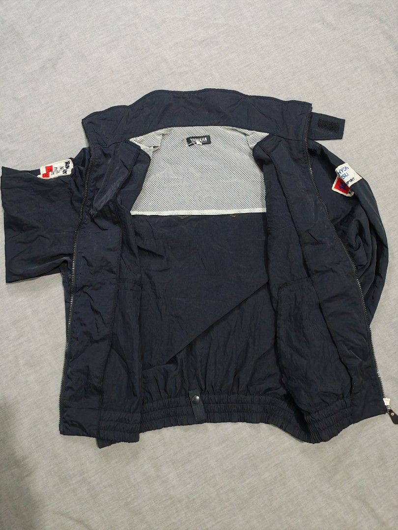 vintage yamaha racing nylon jacket (Category: Coats, Jackets and Outerwear) located in Baguio. Submitted by used_clothing2600 (Listing ID 1459615205, Image 3). Description: vintage yamaha racing nylon jacket made in japan good condition signs of usage size large pit to pit 23 length 25.5 1500.