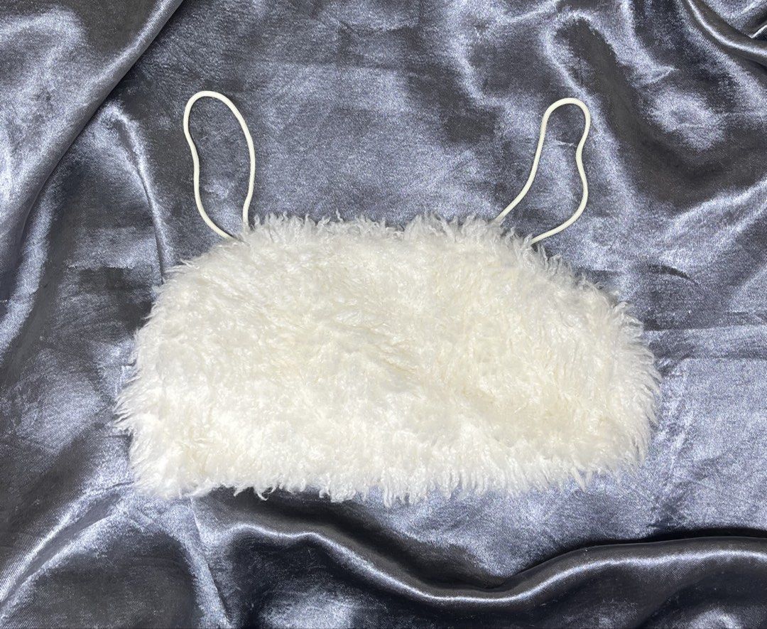 White Faux Fur Top (Category: Others Tops) located in Cavite. Submitted by bellewii (Listing ID 1459507955, Image 1). Description: mode of payment: gcash or maribank loc: cavite.
