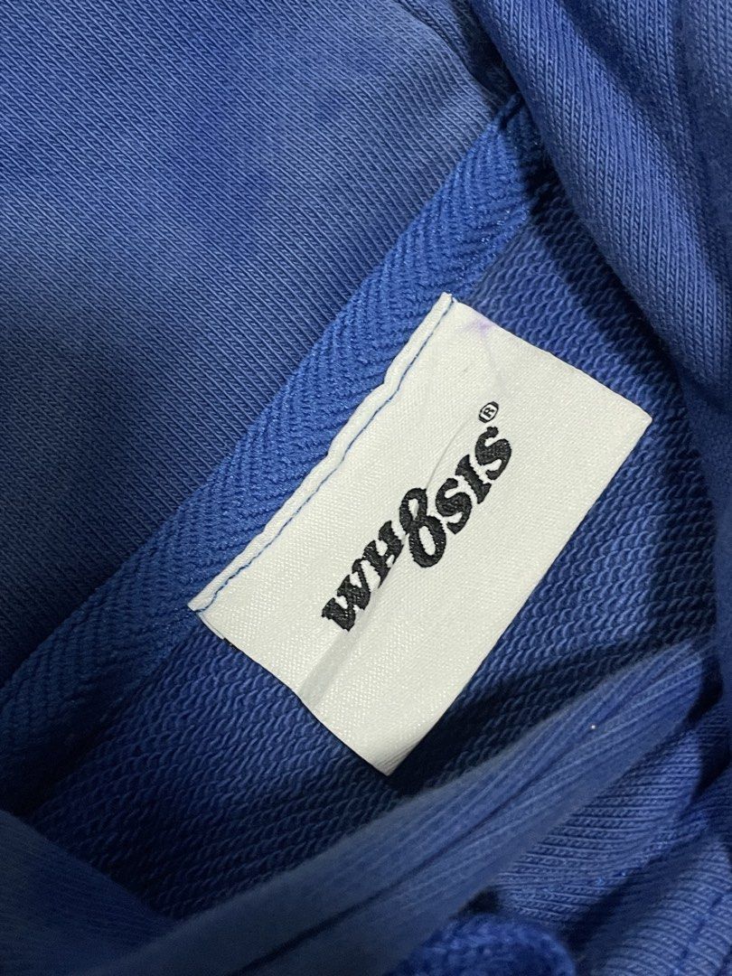 Whoosis Blue Washed Jacket Hoodie (Category: Coats, Jackets and Outerwear) located in Caloocan City. Submitted by thriftkidd2024 (Listing ID 1459652556, Image 3). Description: [ Whoosis Blue Washed Jacket Hoodie ] L on tag width: 23 length: 28 In Excellent condition 9.5/10 color rate no issue 550php Taguig cityy📍 Dm to purchase📥.