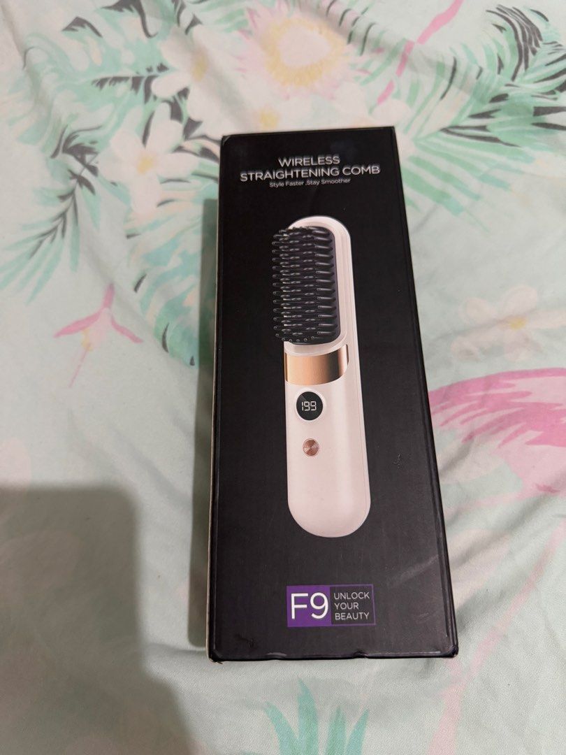Wireless straightening comb (Category: Hair) located in Paranaque City. Submitted by lovelea (Listing ID 1459620730, Image 2). Description: Given as a gift New; opened only to test if working Rechargeable Rfs: only given as a gift, decluttering .