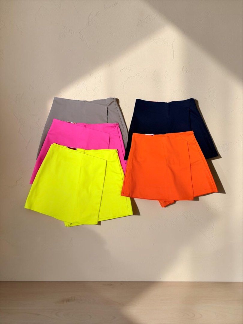 Women's Skorts - Multiple Colors Available (Category: Shorts) located in San Fernando. Submitted by mci.ph (Listing ID 1459616431, Image 3). Description: - Cute and comfortable skorts - Available colors: Grey, Hot Pink, Neon Yellow, Navy Blue, Orange - Ideal for everyday wear or casual outings - Easy to style and versatile.