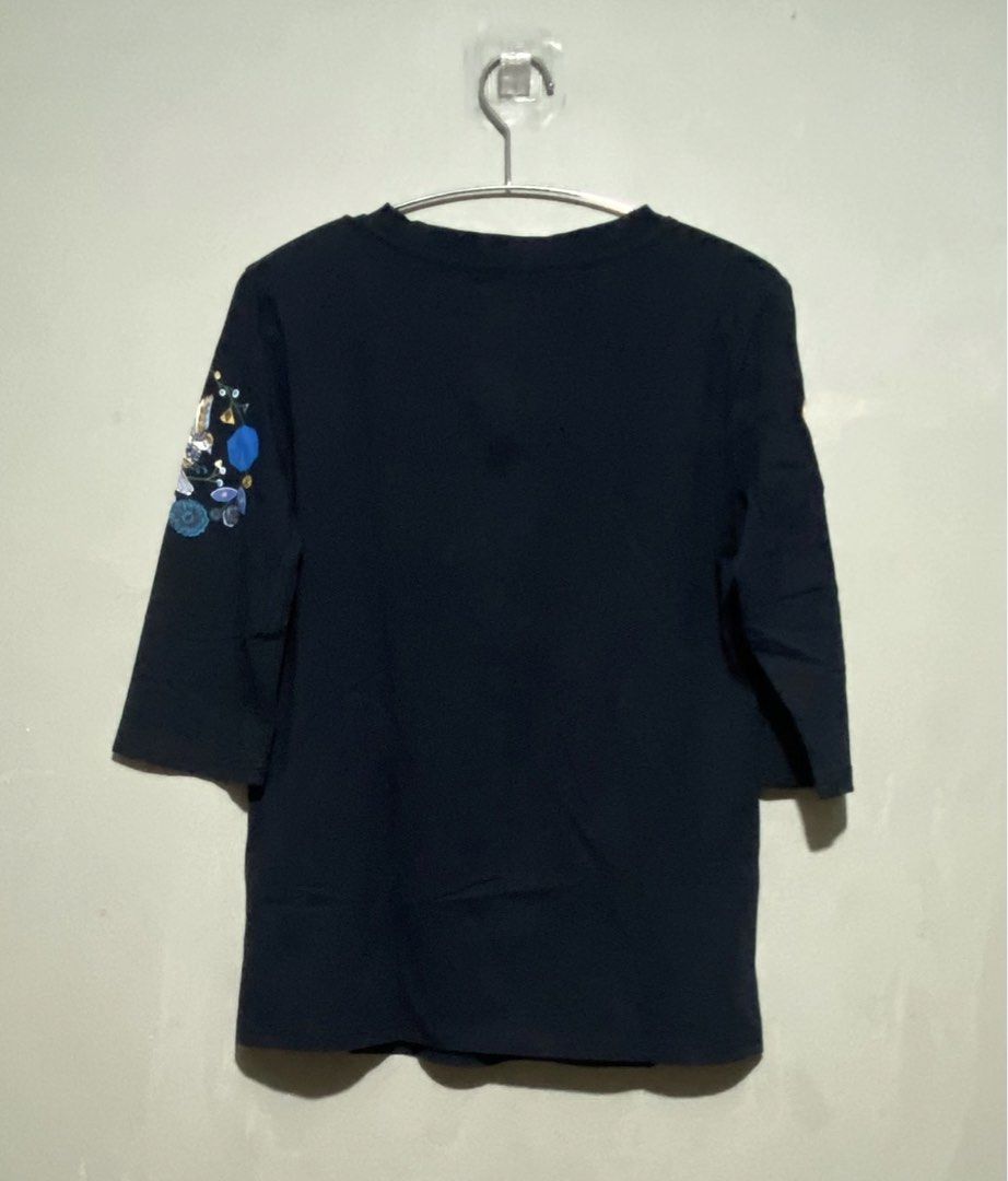 Women’s Top @100 only (Category: Blouses) located in Mandaluyong City. Submitted by aiztyle (Listing ID 1459493867, Image 2). Description: Women’s Top Quarter Sleeves Cotton fabric material Medium to Semi Large Measurement: Bust 38” Length 24” SALE Php100.00 only.