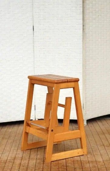 Wooden Step Stool Ladder (Category: Other Home Furniture) located in Manila. Submitted by sarahjane_016 (Listing ID 1459516221, Image 3). Description: JAPAN SURPLUS FURNITURE WOODEN STEP LADDER Size 15L x 12-19W x 21.5H in inches (AS-IS ITEM) *Minimal Scratch Only IN GOOD CONDITION.