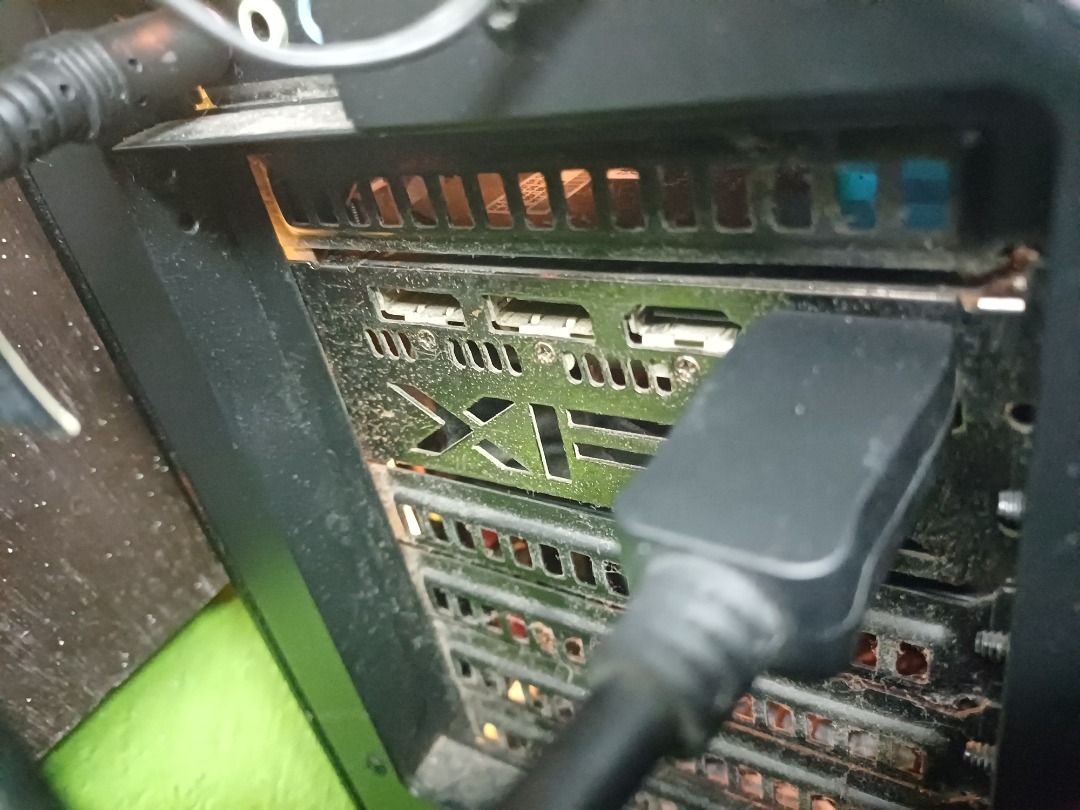 Xfx qick Rx 6600xt (Category: Computer Parts) located in Caloocan City. Submitted by nemymiah (Listing ID 1459547704, Image 2). Description: Xfx qick Rx 6600xt 8gb With original box Swapping value 15k Can swap to other gpu.