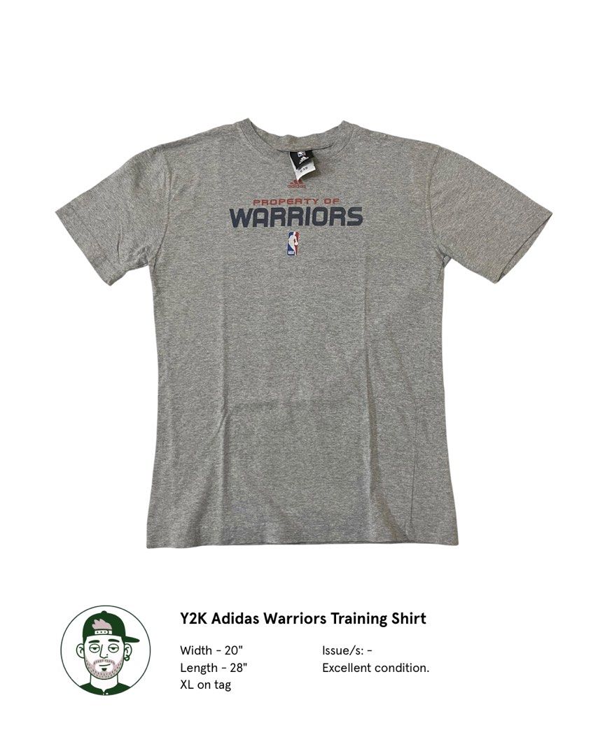 Y2K Adidas Warriors Training Shirt (Category: Tshirts & Polo Shirts ) located in Rizal. Submitted by otits.thrift (Listing ID 1459521835, Image 1). Description: .
