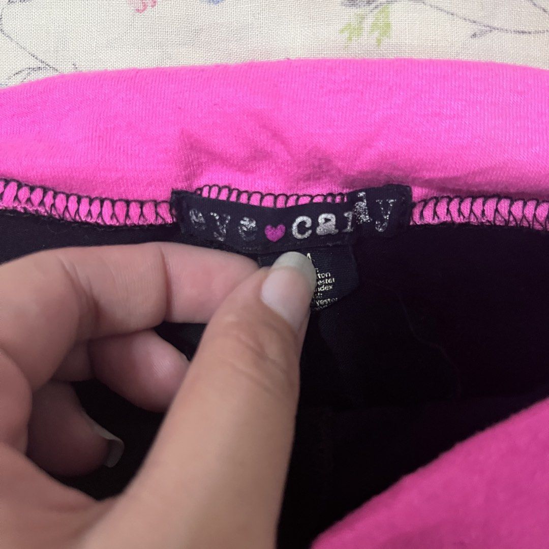 Y2k fold over pink skull Eye Candy shorts (Category: Shorts) located in Davao. Submitted by lovedfaerie (Listing ID 1459648512, Image 2). Description: 26-30 inches waist No flaws Flash express and gcash only davao city loc (₱66 sf to all areas).