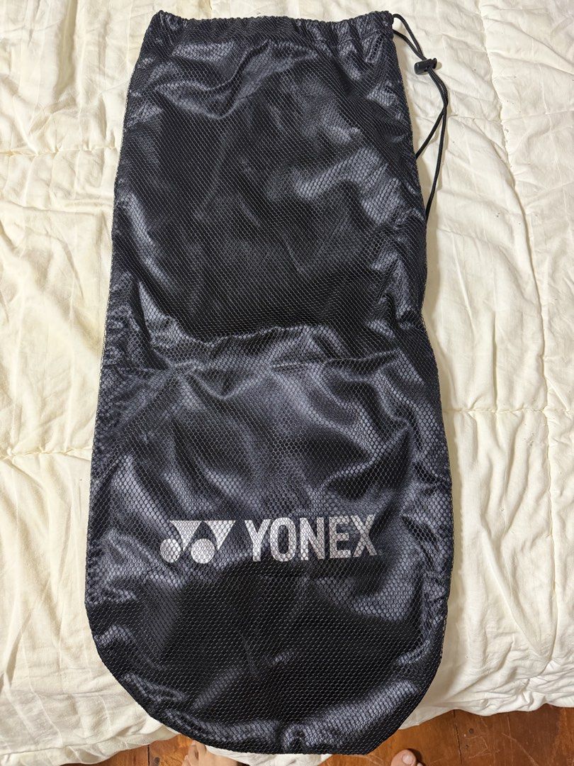 Yonex Black Mesh Racket Drawstring Bag (Category: Backpacks) located in Quezon City. Submitted by jasongos (Listing ID 1459634500, Image 2). Description: Unused! Got this free with my ezone racket. .