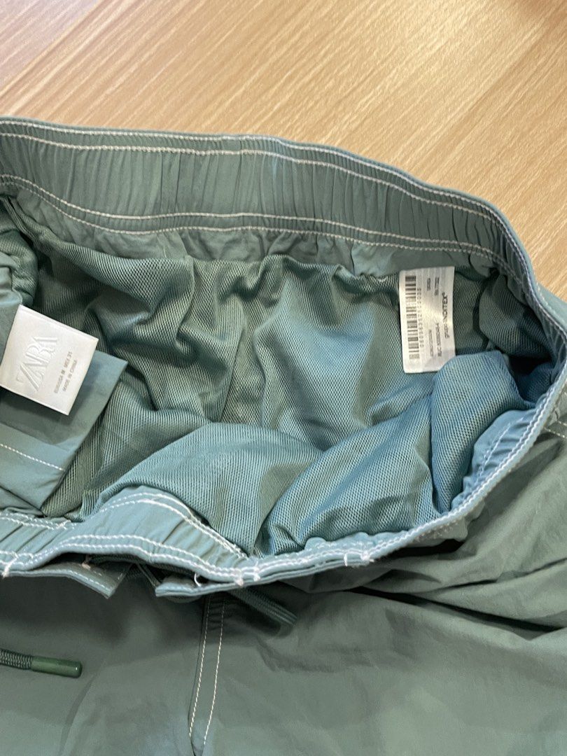 Zara Men's Teal Swim Shorts (Category: Shorts) located in Taguig. Submitted by buymythingsty (Listing ID 1459601517, Image 3). Description: Decluttering.