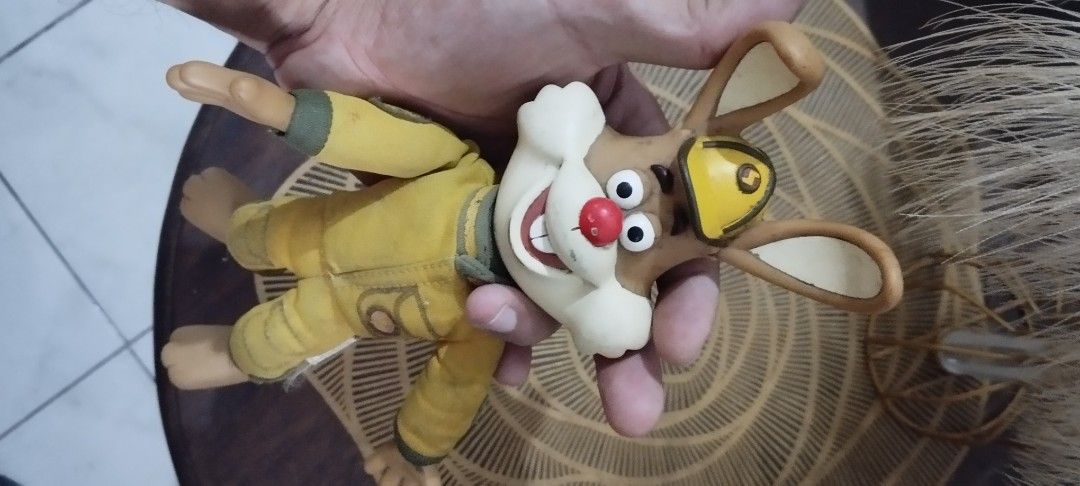2008 Talking Flash From Roary The Racing Car (Category: Vintage Collectibles) located in Manila. Submitted by ventajetoyz625 (Listing ID 1459759339, Image 3). Description: - Vintage Talking Flash From Roary The Racing Car - 9 inches tall - Iconic yellow outfit - Rubber head, hands and feet - Visible fabric stains and discoloration - Talking gimmick not working - Ideal for collectors and fans of the show - What you see is what you get.