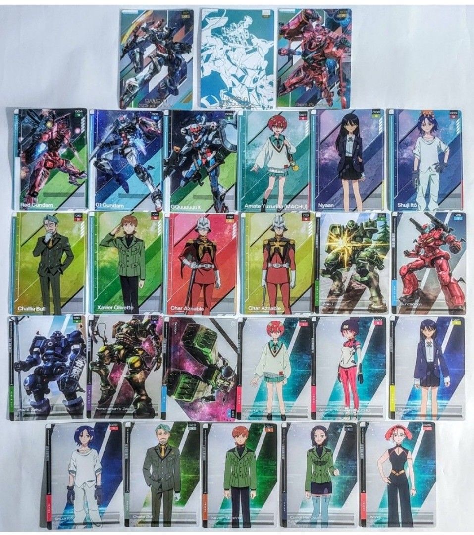 大全套26張連隠藏URP異畫卡 高達 收藏卡 CARDDASS 全新袋出 GUNDAM GQUUUUUUX （分類：原色卡片）位於 Hong Kong。 由 kcazobok 提交（商品編號 1459849906，圖片 2）。簡介： 。
