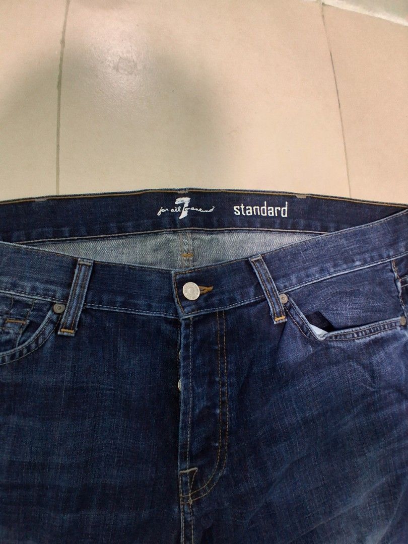 7 all mankind pants (Category: Announcements) located in Manila. Submitted by carlitoboh66625 (Listing ID 1459713692, Image 2). Description: 7 all mankind excellent condition size 38 on tag width 20 length 38.5 hem 9 take all price 1k.