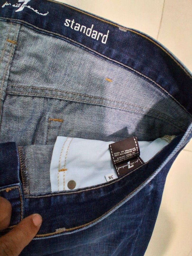 7 all mankind pants (Category: Announcements) located in Manila. Submitted by carlitoboh66625 (Listing ID 1459713692, Image 3). Description: 7 all mankind excellent condition size 38 on tag width 20 length 38.5 hem 9 take all price 1k.