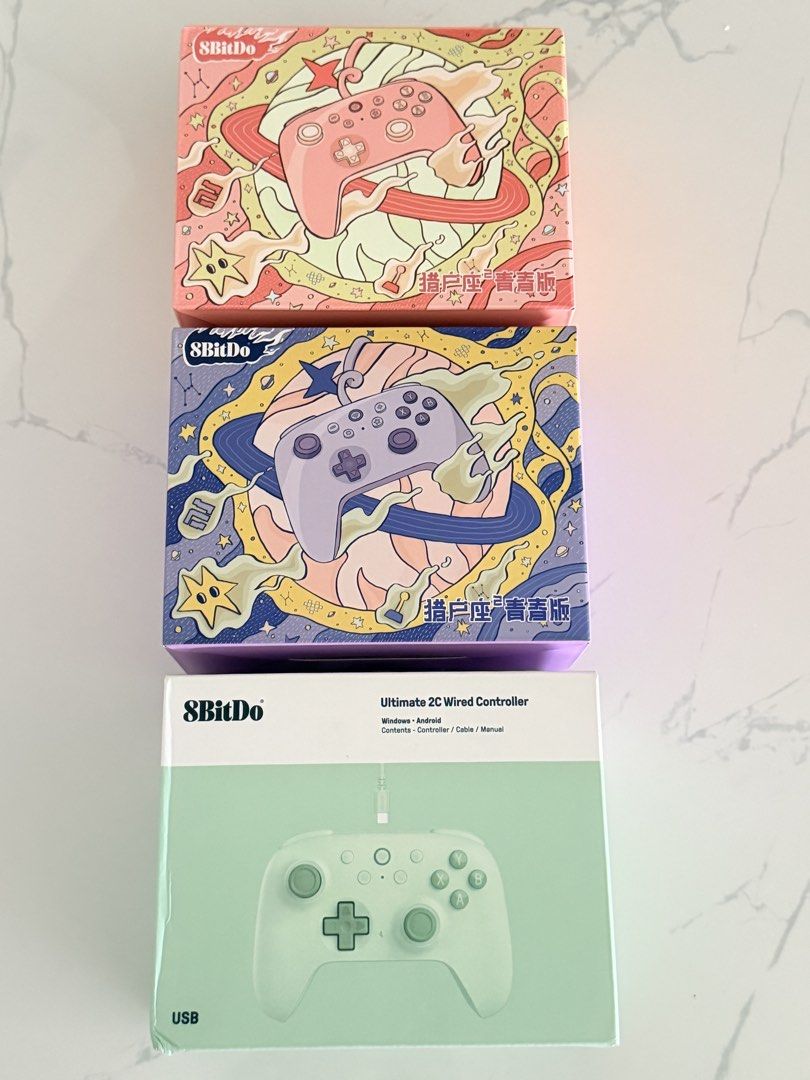 8BitDo Ultimate 2C Wired Controller for PC / Android (Category: Controllers) located in Singapore. Submitted by uberdigital (Listing ID 1459765200, Image 1). Description: Elevate your gaming with the brand new 8BitDo Ultimate 2C Wired Controller. Upgraded with zero-drift Hall Effect joysticks, Hall Effect magnetic triggers, 1000Hz ultra-polling rate for minimal latency, and extra remappable R4/L4 shoulder buttons. Unopened and untouched in origin
