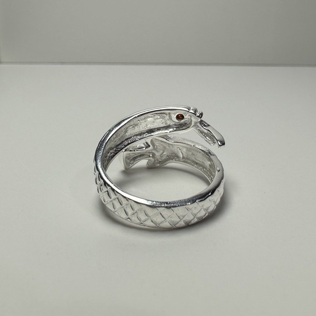 925 fish silver ring 3.2g (Category: Rings) located in Pakil. Submitted by primrosehearts (Listing ID 1459777887, Image 3). Description: authentic 925 italy silver with stamping hypoallergenic stones untested! available sizes: 2 pairs of size 6 grams: 3.2g .