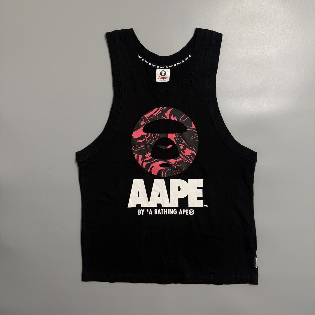 Aape Moonface Tanktop (Category: Tshirts & Polo Shirts ) located in Cebu City. Submitted by inukaybyjlf (Listing ID 1459695281, Image 1). Description: Condition: Good as new Issue: No flaws Dimension: Nasa photos Best fit: M Please refer to photos for actual condition..