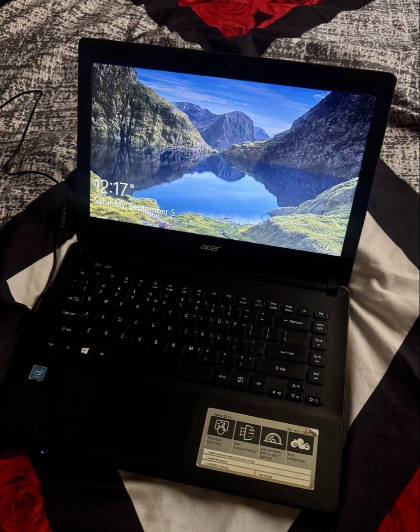 Acer Aspire E 14 Laptop (Category: Laptops & Notebooks) located in Manila. Submitted by typsiris_29 (Listing ID 1459727029, Image 1). Description: Selling my Acer Aspire ES 14 laptop for only ₱4,500. ✨ Details: • Model: Acer Aspire ES 14 (Includes Original Charger) • Price: ₱4,500 • Good for everyday use, school, work, browsing, documents, etc. • Clean and well-maintained • Freshly reformatted / reset • Ready for the next owner 📌 Reason for sell