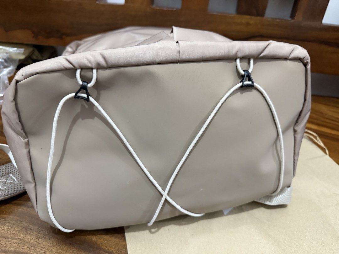 Adidas BP Backpack - Taupe (Category: Backpacks) located in Makati City. Submitted by petite_preloved2 (Listing ID 1459793240, Image 3). Description: - Can fit 16” laptop - Brand new Adidas backpack - Stylish taupe color - Main compartment for storage - Convenient front pocket - Padded straps for maximum comfort - Original tags still attached.