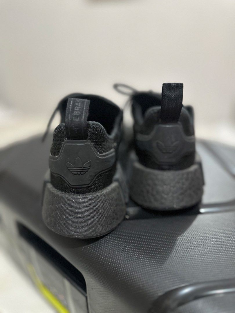 Adidas NMD R1 triple black (Category: Sneakers) located in Daet. Submitted by 614cb (Listing ID 1459730341, Image 3). Description: Lightly used authentic r1 bought abroad. No box. 23cm, unisex. Perfect for casual walking Rfs: been wfh and seldom goes out and enjoying it. Pls give my stuff a new home. .