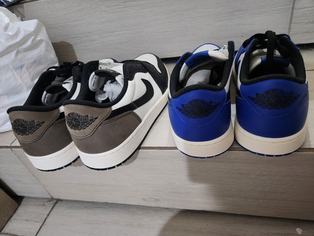 Air Jordan 1 Low OG "Dark Mocha" (Category: Sneakers) located in Paranaque City. Submitted by andim8 (Listing ID 1459755475, Image 3). Description: - Air Jordan 1 Low OG - Colorway: Dark Mocha - Size: US 10 (EU 44) - Material: Premium leather (white, black, mocha brown) - Features: Classic Jordan silhouette, iconic Air Jordan Wings logo on heel - Condition: Brand New.