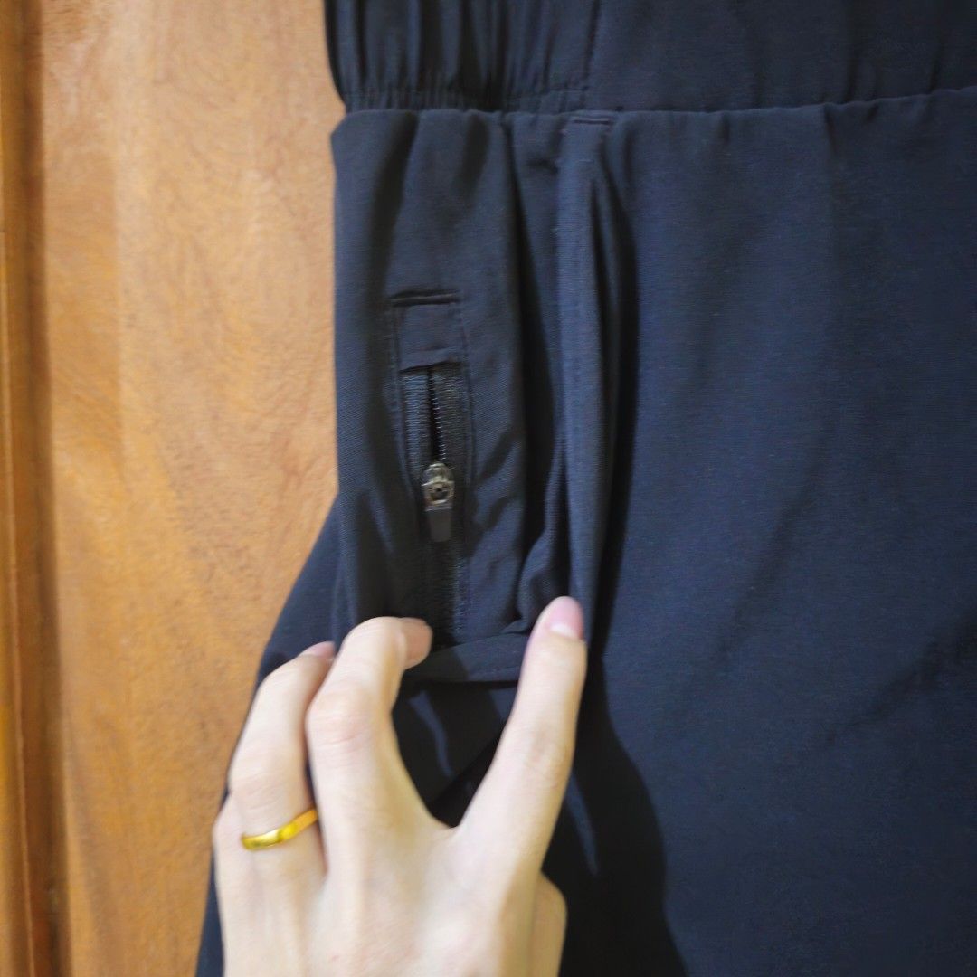 All in Motion Black Athletic Skort (Category: Activewear) located in Tagaytay City. Submitted by jesssipreloved (Listing ID 1459785770, Image 3). Description: - Fits S-M - Elastic waistband with drawstring for a secure fit - Convenient zippered pocket on the side - Subtle logo detail on the hem - Versatile for workouts - Bought here on Carousell, but wear my other skorts more - Ideal for pickleball, tennis, golf, etc. DM for measurements and othe