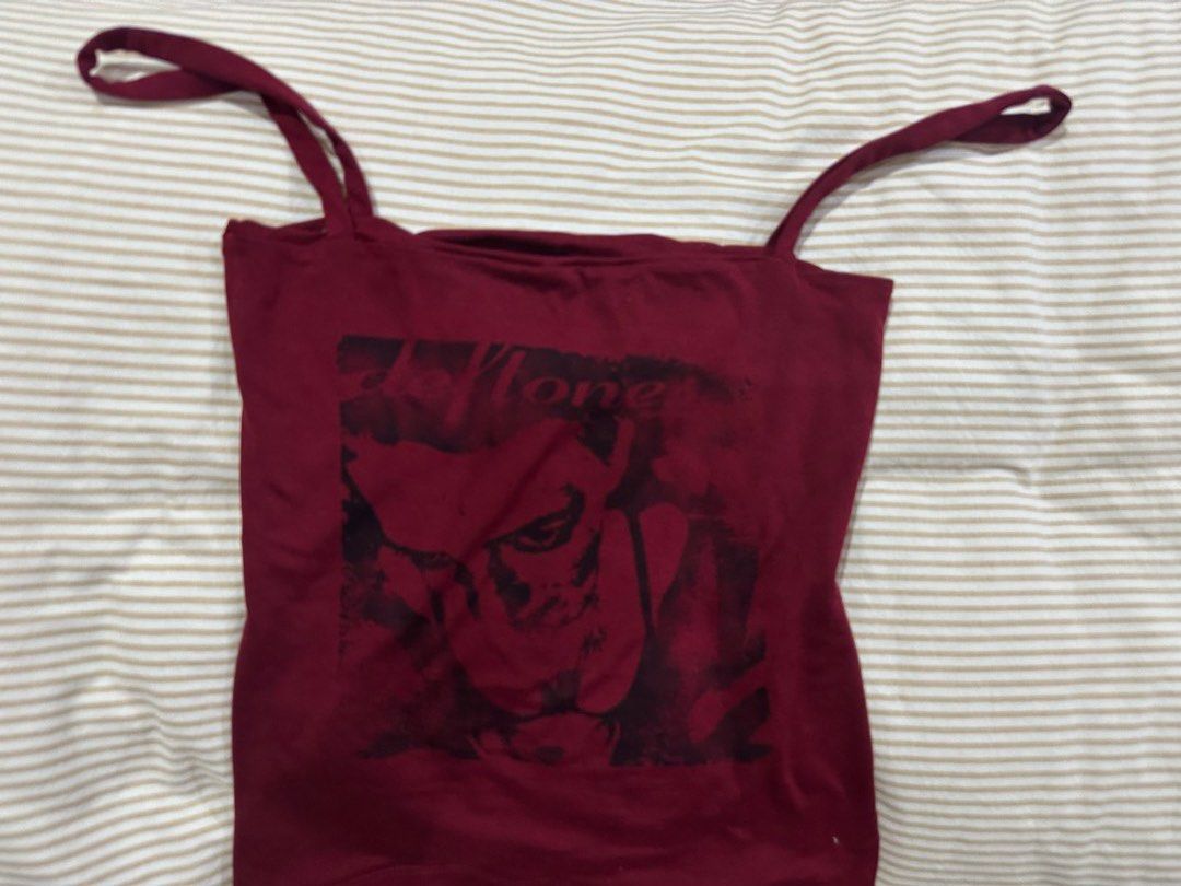 alternative metal deftones red top (Category: Shirts) located in Paranaque City. Submitted by dolli_ (Listing ID 1459769288, Image 1). Description: alternative metal deftones red top - used twice no flaws - rfs: i dont use this anymore - shipping via lalamove / jnt - paranaque / taft - can meet up in mcdo taft / csb.