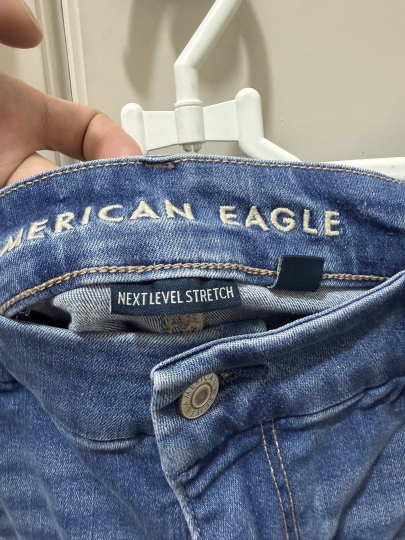 American Eagle: Next Level Stretch Denim Shorts (Category: Shorts) located in Quezon City. Submitted by belleg724 (Listing ID 1459786787, Image 3). Description: - American Eagle denim shorts - Classic blue wash - Features Next Level Stretch for ultimate comfort - Traditional five-pocket design - Secure button and zip fly closure - Ideal for casual everyday outfits.