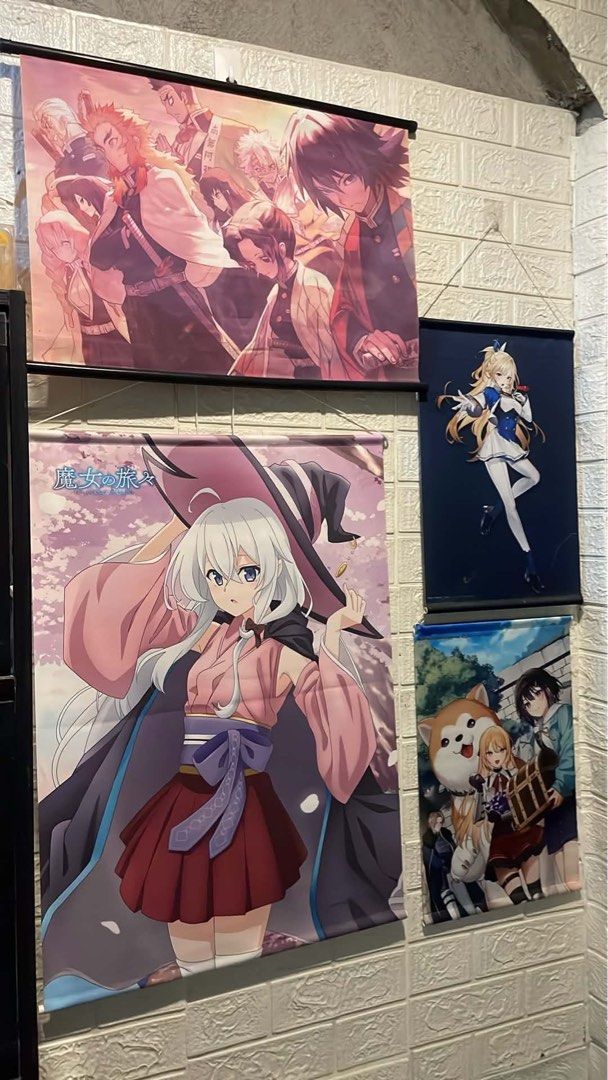 Anime Tapestry (Category: Wall Decor) located in Manila. Submitted by milim_1015 (Listing ID 1459799468, Image 1). Description: Selling Tapestry 💜 Take all 10pcs for only 2.5k Location: Nueva Ecija, Concepcion Tarlac MOD: JRS, J&T LBC.