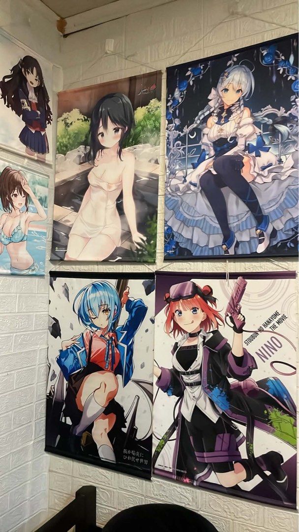Anime Tapestry (Category: Wall Decor) located in Manila. Submitted by milim_1015 (Listing ID 1459799468, Image 2). Description: Selling Tapestry 💜 Take all 10pcs for only 2.5k Location: Nueva Ecija, Concepcion Tarlac MOD: JRS, J&T LBC.