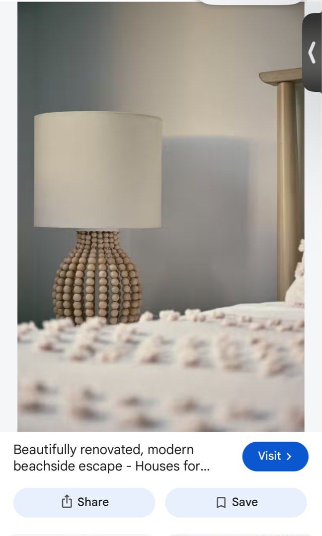 Anko beaded lamp decluttering (Category: Other Home Decor) located in Cavite. Submitted by wishie_collects (Listing ID 1459896823, Image 1). Description: Brand: Anko Needs cleaning lang yung hood.