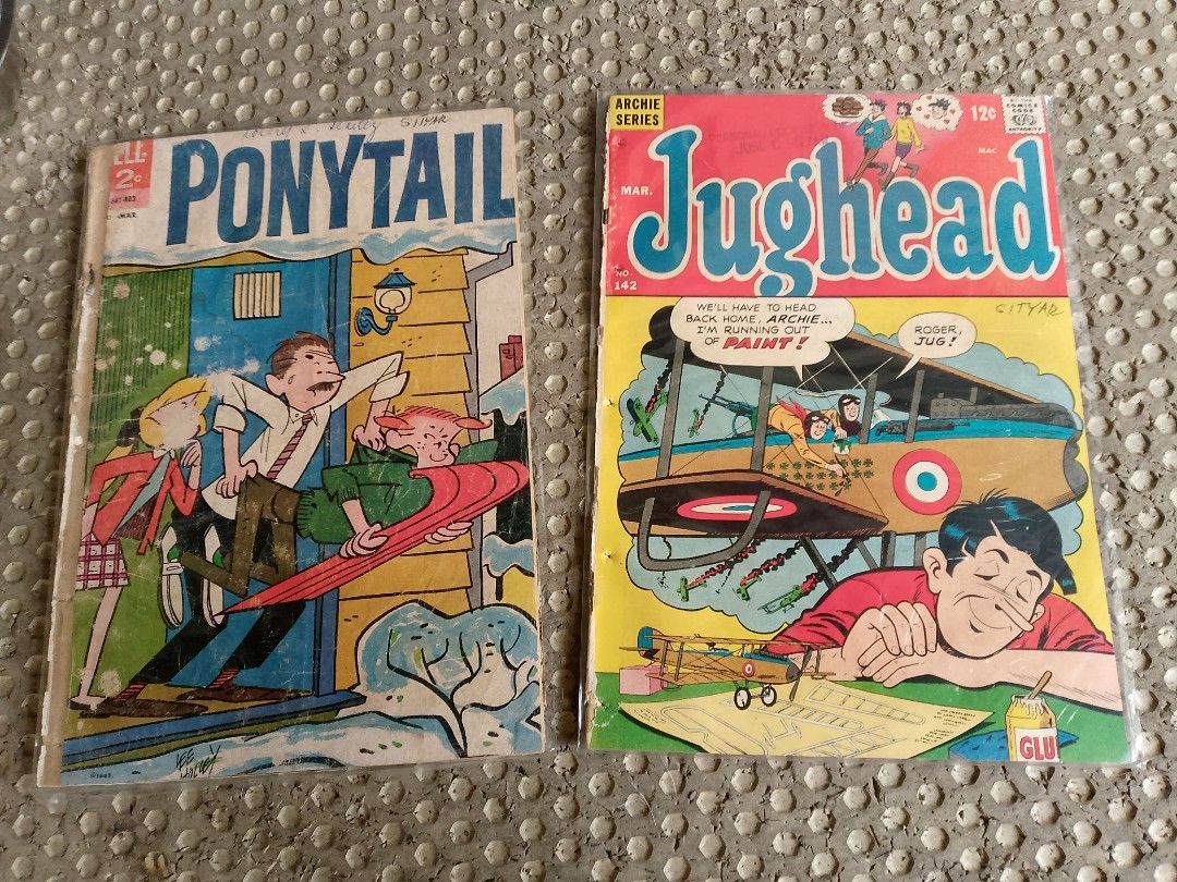 Archie series Comics silver age (Category: Comics & Manga) located in Taguig. Submitted by titus40k (Listing ID 1459697212, Image 3). Description: 1960s Archie silver age comics, dell ponytail, assorted for 300@each, complete pages in excellent condition, due to age some scratches visible on the cover. strickly pick up ONLY thru grab/lalamove. option for shipping add transpo fee..