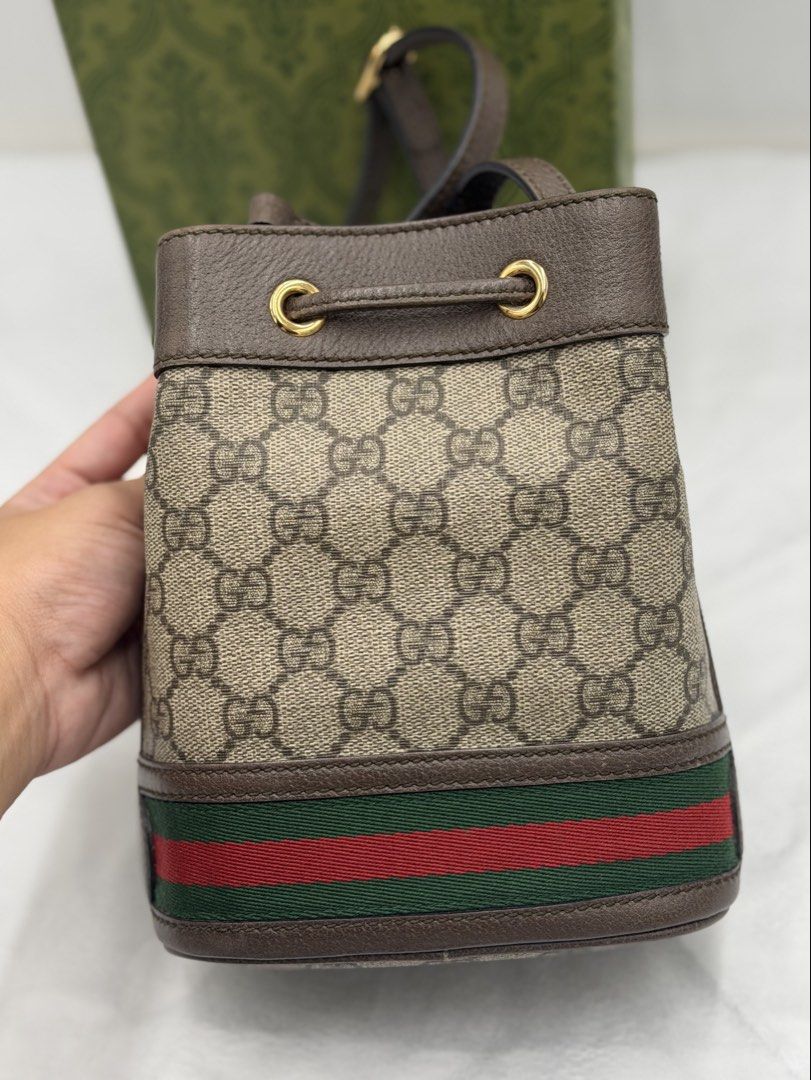 Authentic Gucci Ophidia Mini Bucket (Category: Luxury Bags & Wallets) located in Manila. Submitted by maria_2326 (Listing ID 1453486033, Image 3). Description: Gucci Ophidia Mini Bucket Bag Guarantee Authentic Inclusions: Box, Dust Bag and free bag organizer No lowballing 👎🏻 Location: Manila/QC.