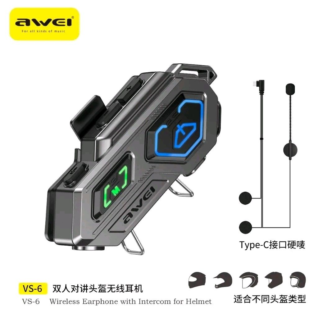 Awei Intercom vs6 (Category: Headphones & Headsets) located in Manila. Submitted by marvieobordo (Listing ID 1459788300, Image 1). Description: Awei Intercom vs6.