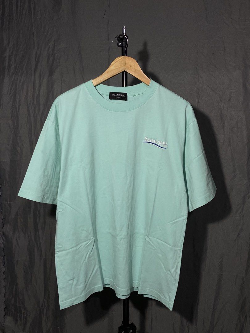 Balenciaga Political Campaign Tee (Category: Tshirts & Polo Shirts ) located in Calauan. Submitted by thriftsy.fingers (Listing ID 1459879892, Image 1). Description: Balenciaga Political Campaign - Medium on Tag ( L-XL ) - 23W 28L - very minimal flaw.