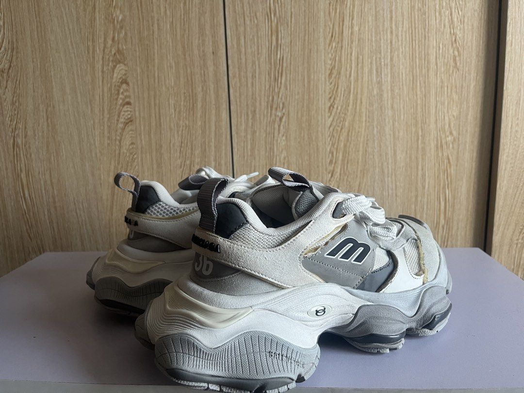 Balenciaga Triple S Sneakers (Category: Sneakers & Footwear) located in Cebu City. Submitted by lequiaabanid (Listing ID 1459900045, Image 3). Description: 🔥 Balenciaga Triple S Sneakers 🔥 Iconic chunky silhouette. Clean neutral colorway. Serious streetwear vibes. Selling my Balenciaga Triple S sneakers. 🤍 ✨ Details: 👟 Size: 36 🤍 Color: Neutral white/grey colorway 🔖 Condition: Good condition, well maintained ✨ Signature chunky Triple S sole