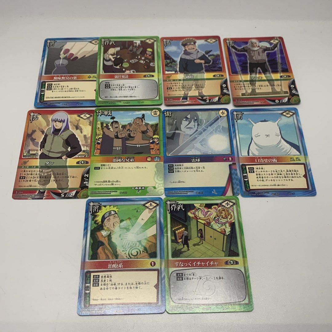 Bandai JP Naruto Card Game CCG Set (Category: Raw Singles) located in General Trias. Submitted by shxx_phine (Listing ID 1459837681, Image 2). Description: 📌LP posted, PLS refrain from haggling 📌 all items are japan surplus finds 📌 STRICTLY mine now, pay after invoice 📌 NO RUSH shipping (we ship every tues & fri, depending on our availability) 📌 NO cancellation, return and refunds mod | j&t, lalamove mop | gcash , maribank 📍cavite, ph.