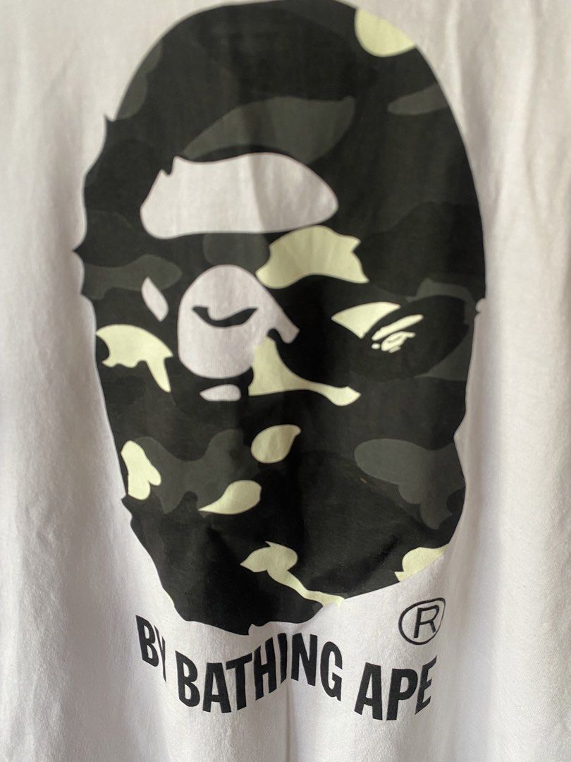 Bape big head glow in the dark (Category: Tshirts & Polo Shirts ) located in Digos. Submitted by noblefox-af9673 (Listing ID 1459876063, Image 2). Description: Authentic Bape big head glow in the dark 21x27.5 Excellent CR : 9.7/10 No issue Need wash only 3500 shipped.